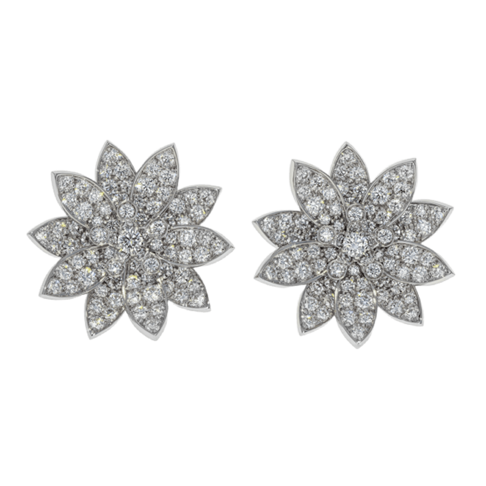 Vertical Lotus Earrings