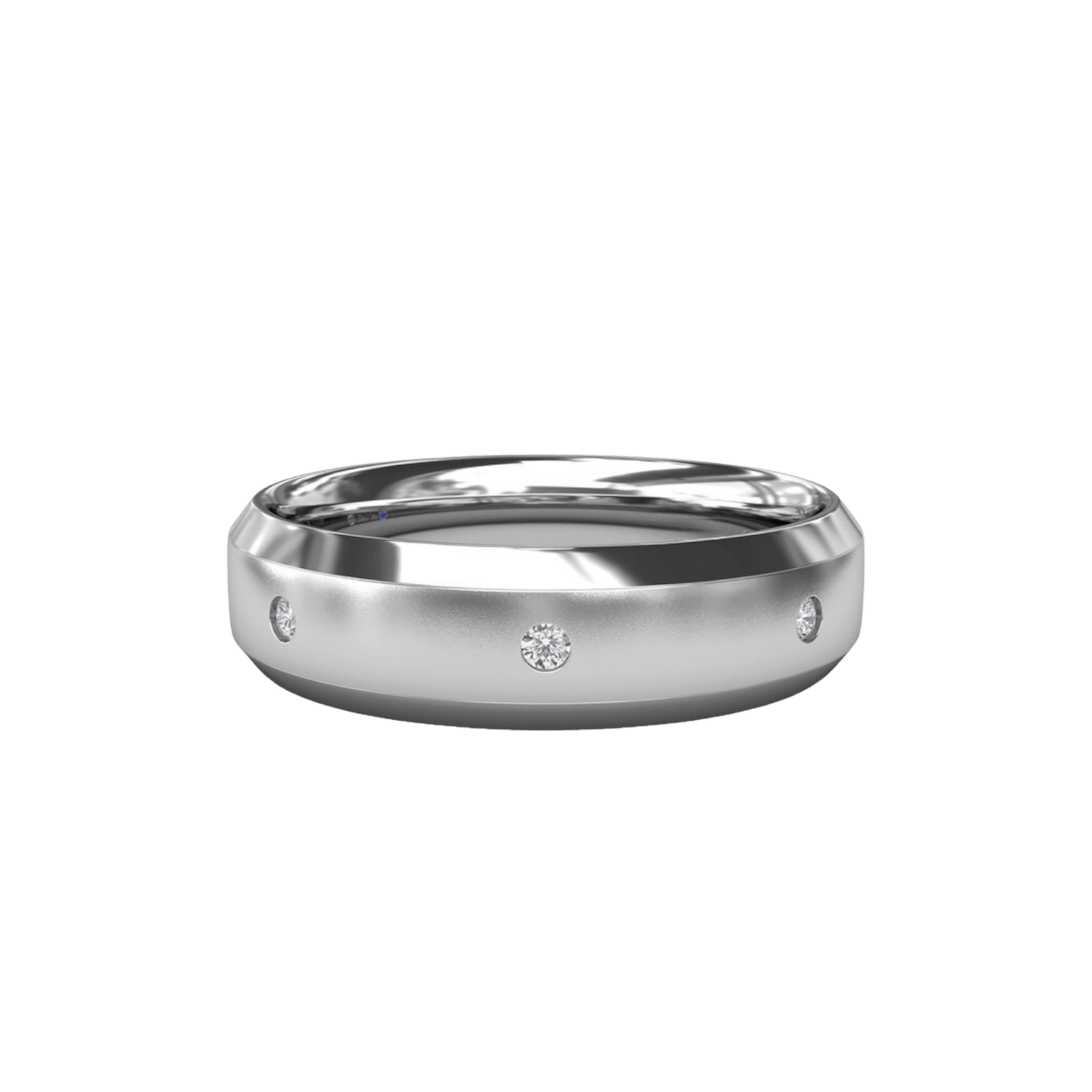 Vertical The 1916 Company Collection Sandblast Finish Men's Band M1019