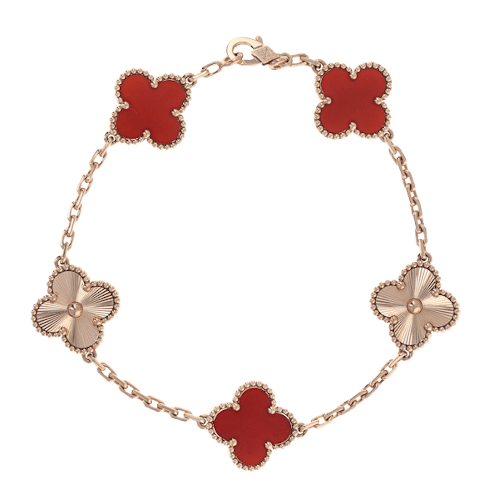 Vertical Vintage Alhambra Bracelet