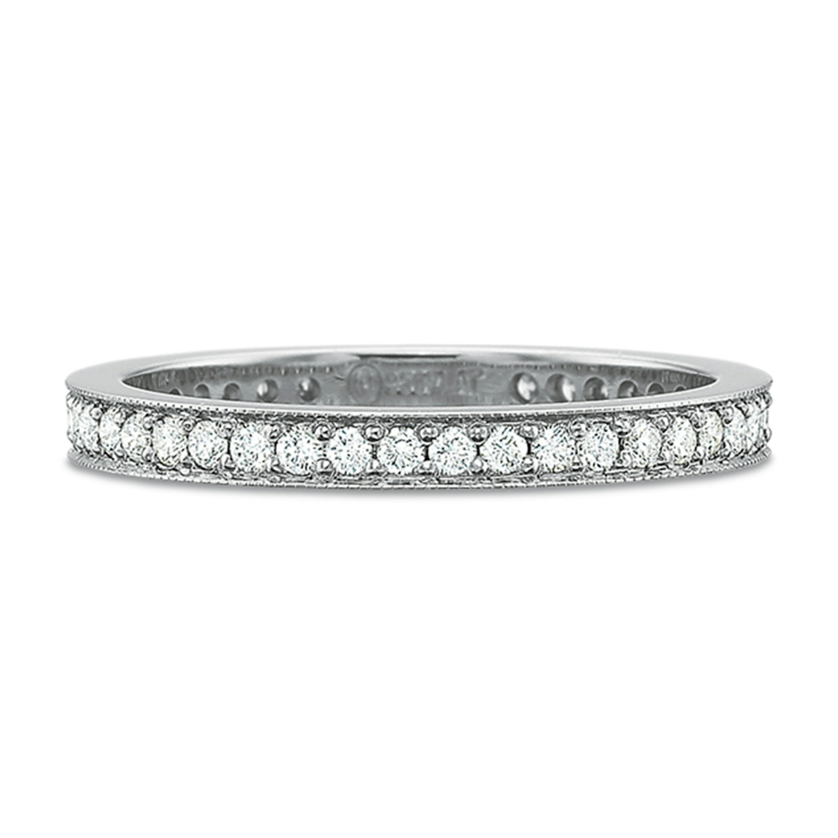 Vertical Diamond Eternity Band