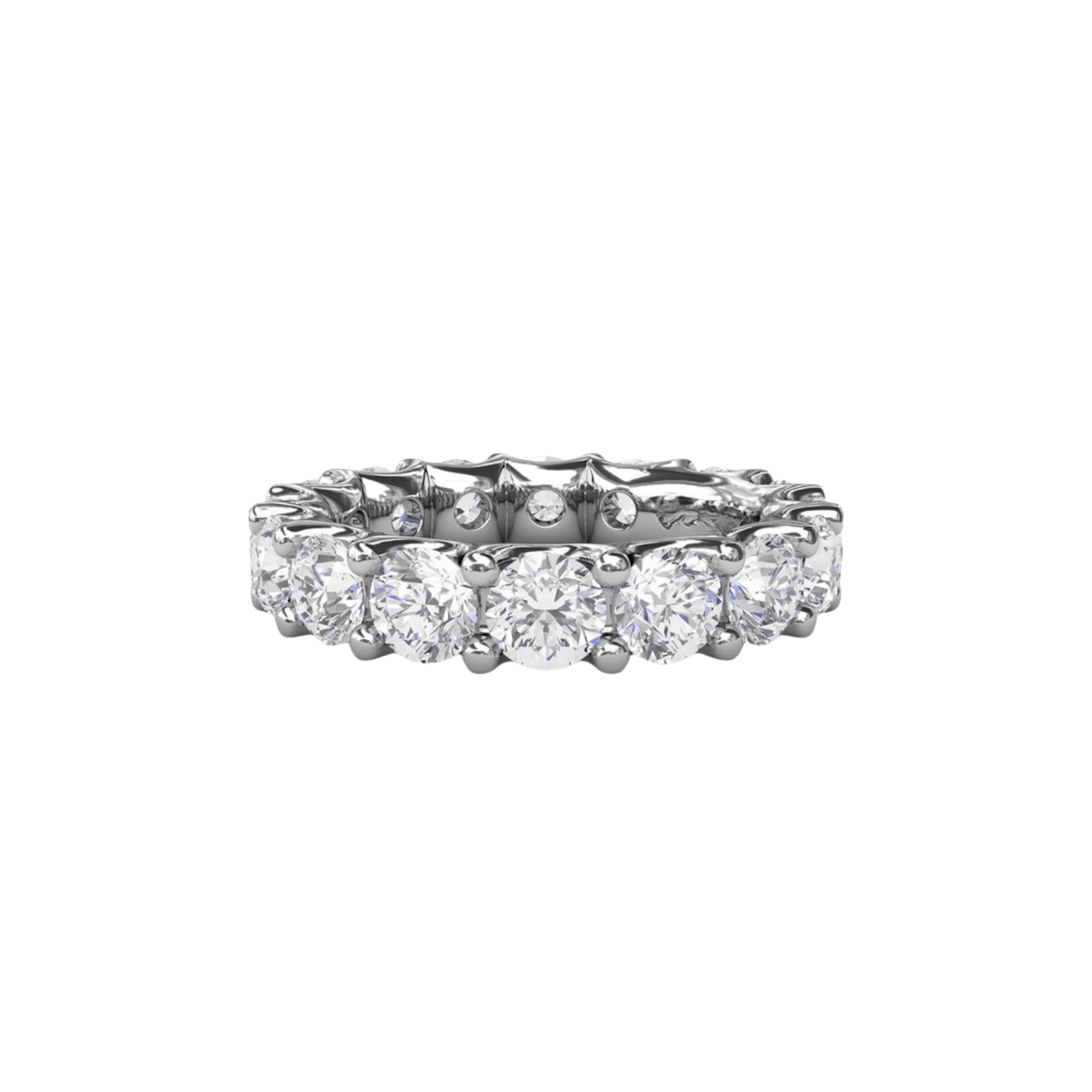 Vertical The 1916 Company Collection 3.6ct Smooth Eternity Band W6139