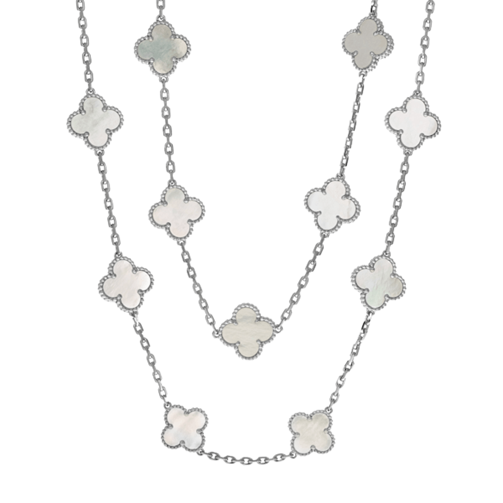 Vertical Vintage Alhambra Necklace