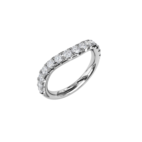 Vertical Diamond Wedding Band W7230