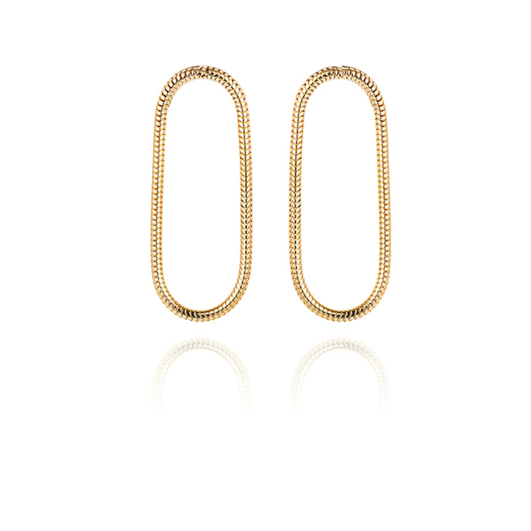 Vertical Single Chain Earrings
