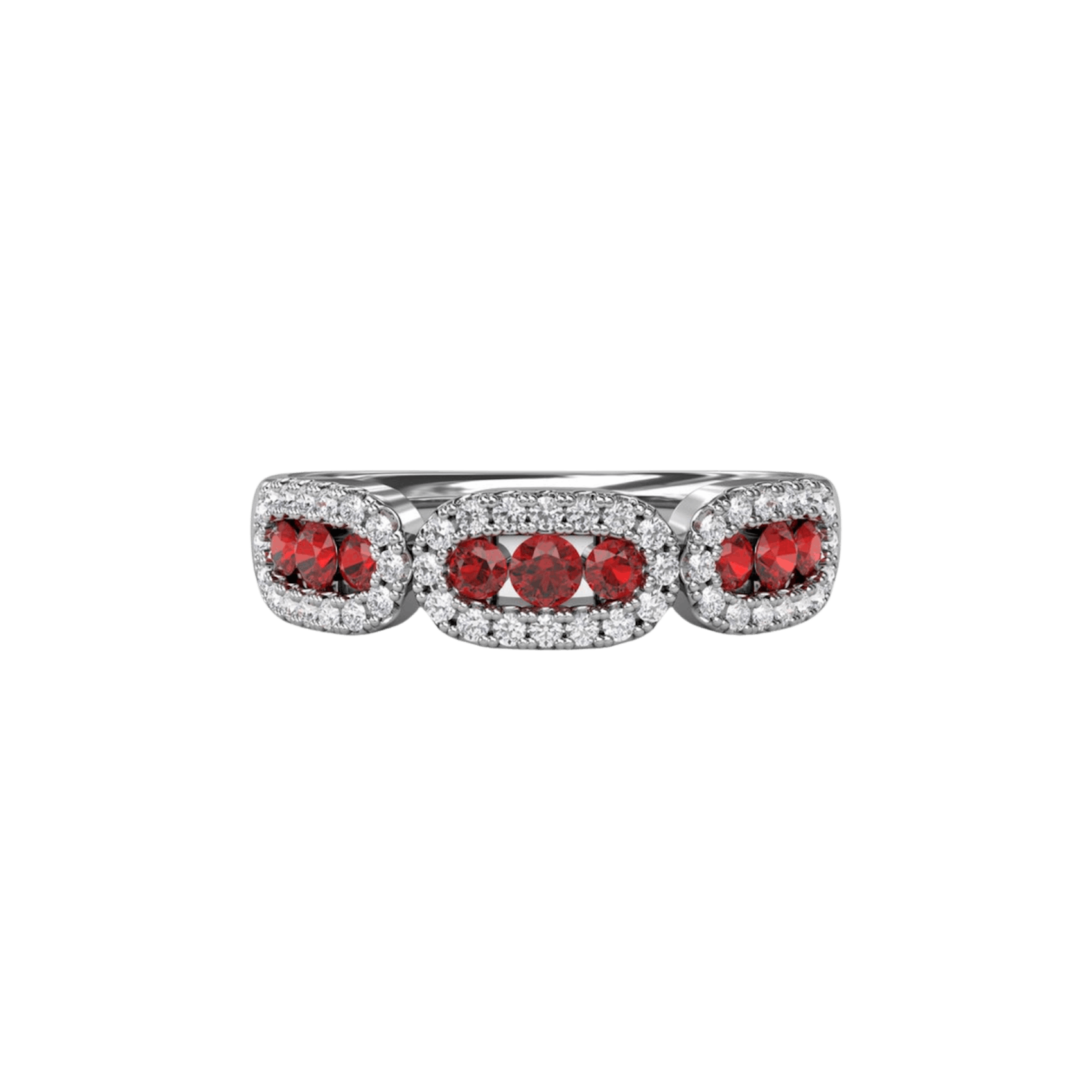 Vertical The 1916 Company Collection Petite and Precious Ruby and Diamond Ring W7095R