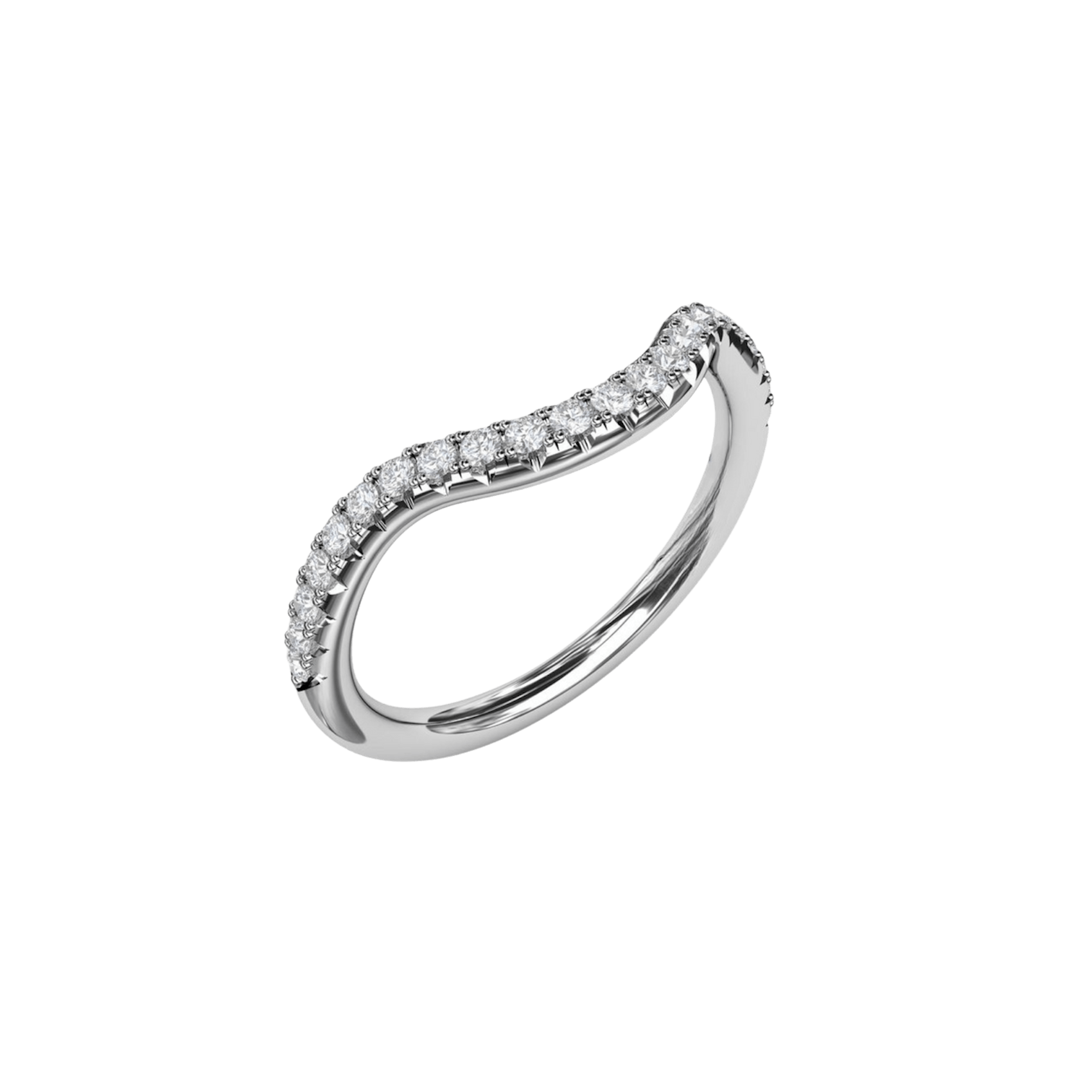 Vertical The 1916 Company Collection French Pave Set Contour Diamond Band W7236French Pave Set Contour Diamond Band W7236French Pave Set Contour Diamond Band W7236 French Pave Set Contour Diamond Band W7236