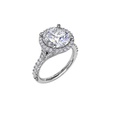 Vertical Striking and Strong Diamond Engagement Ring S4185