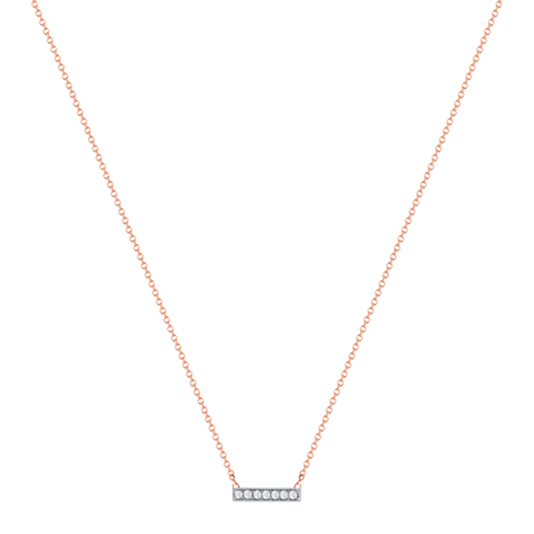 Vertical Sylvie Rose Bar Necklace
