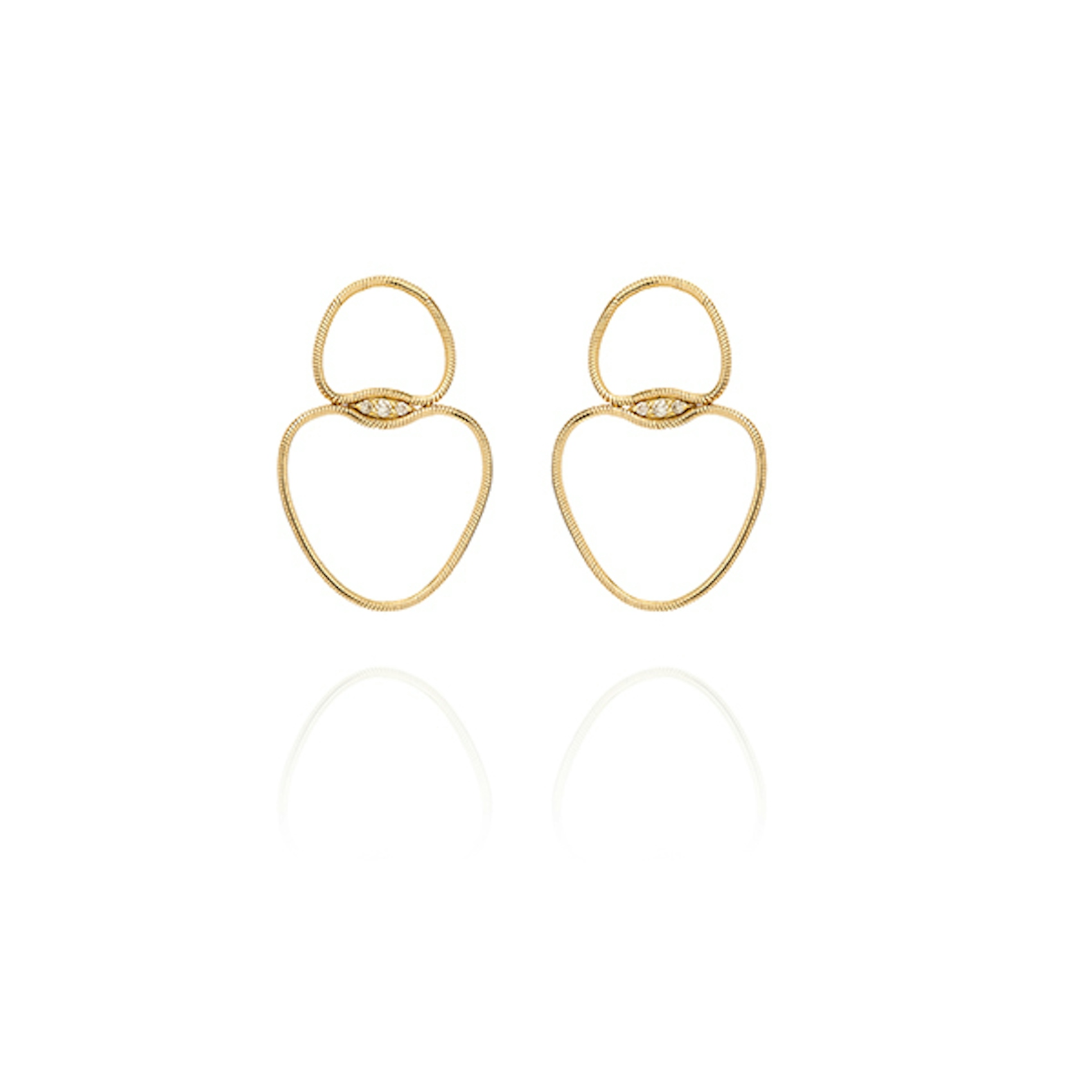 Vertical Small Chain Earrings