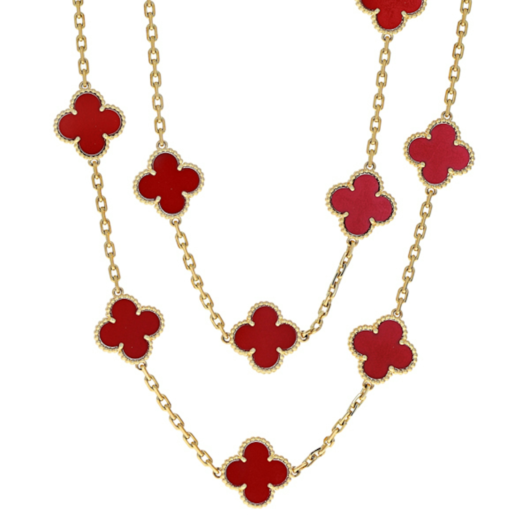 Vertical Vintage Alhambra Necklace