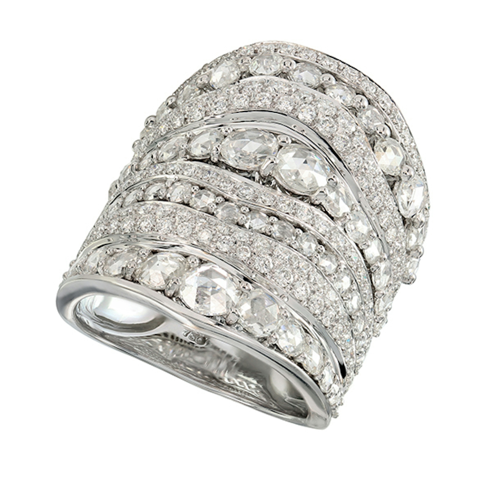 Vertical Diamond Ring