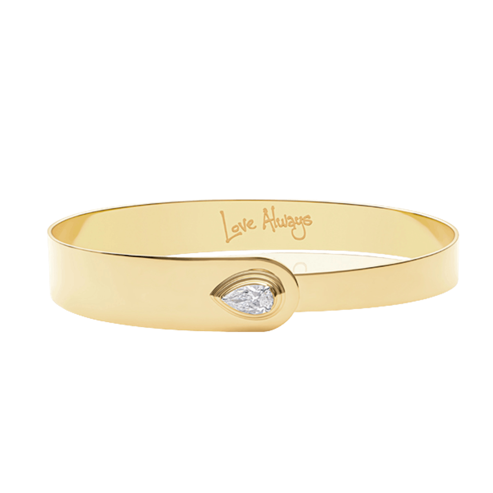 Vertical Layer Pear Love Always Bracelet