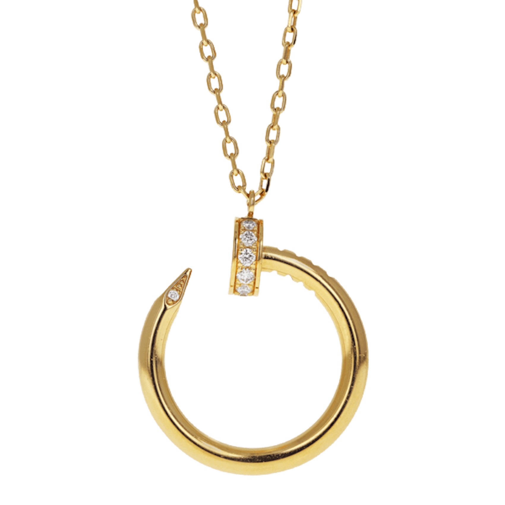 Vertical Juste Un Clou Pendant