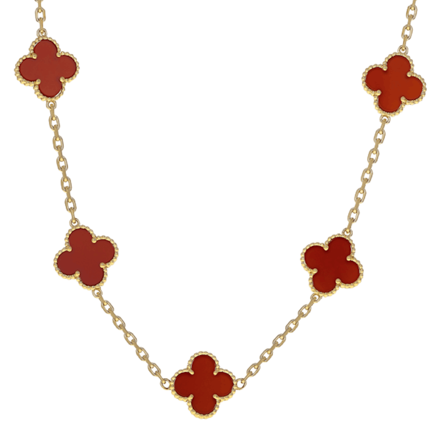 Vertical Vintage Alhambra Necklace