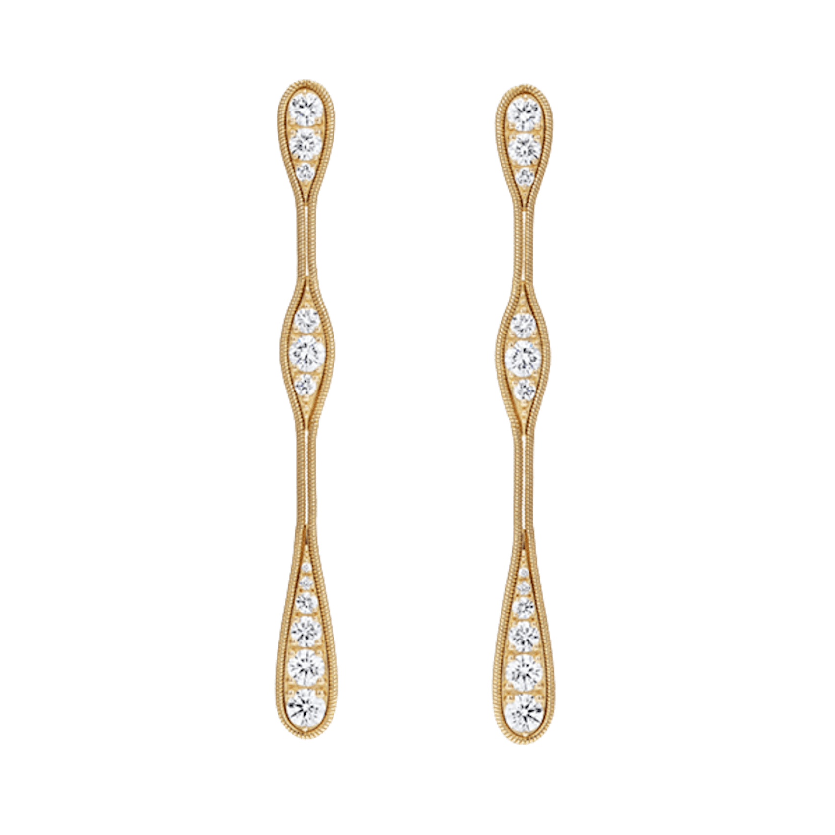 Vertical Fluid Earrings