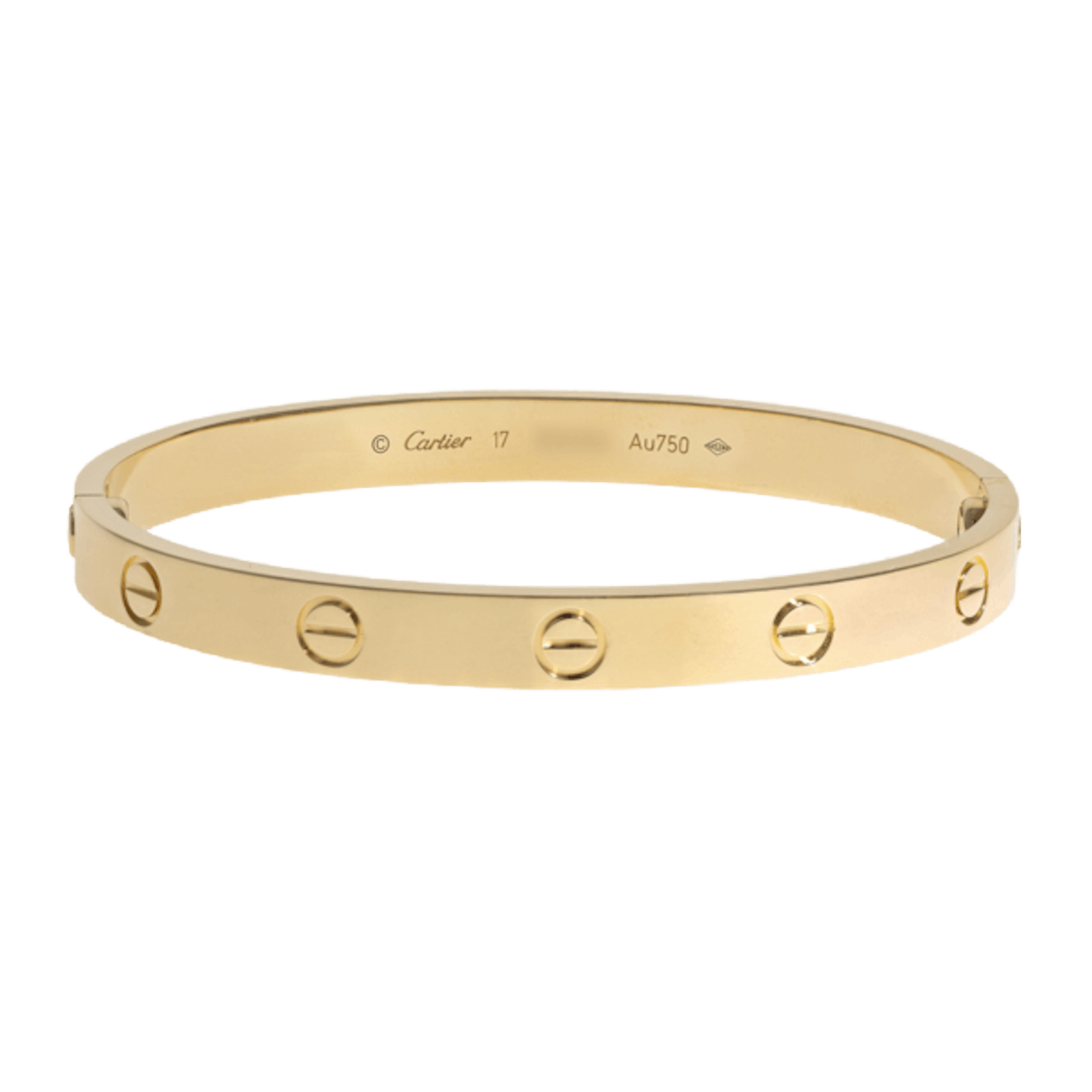 Vertical Love Bracelet-Size 17