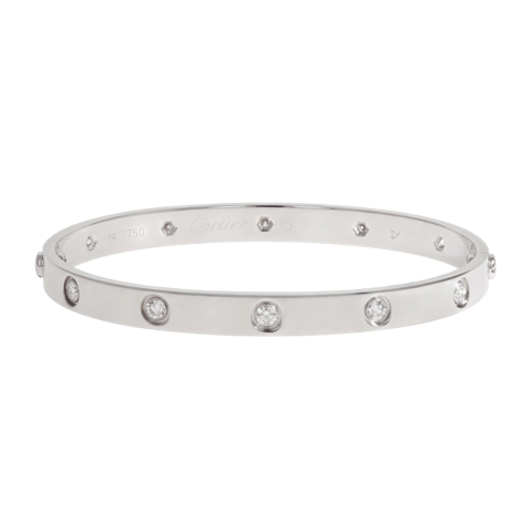 Vertical 10 Diamond Love Bracelet