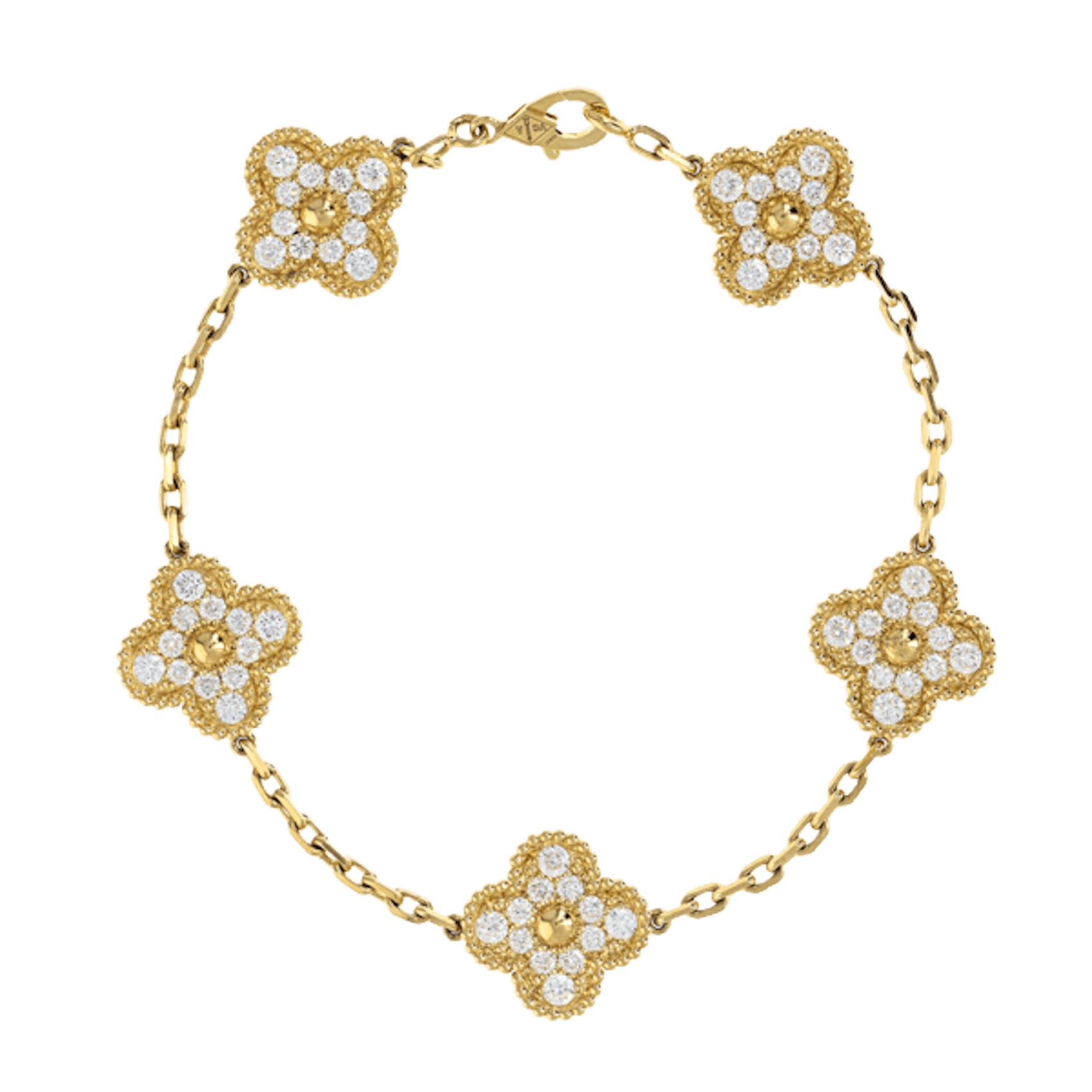 Vertical Vintage Alhambra Bracelet