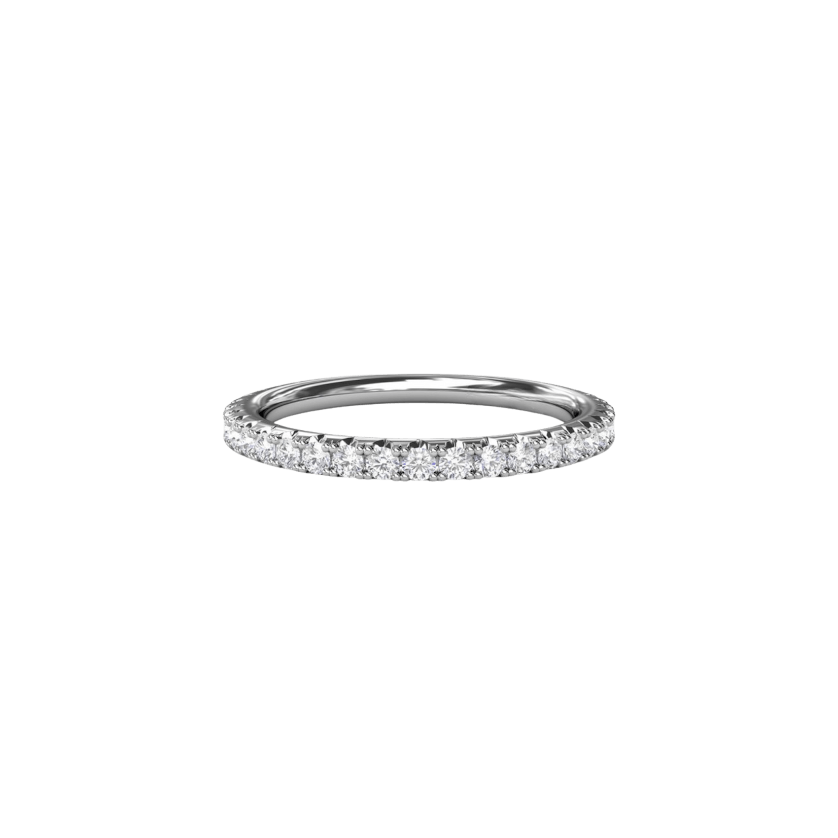 Vertical The 1916 Company Diamond Wedding Band W4093