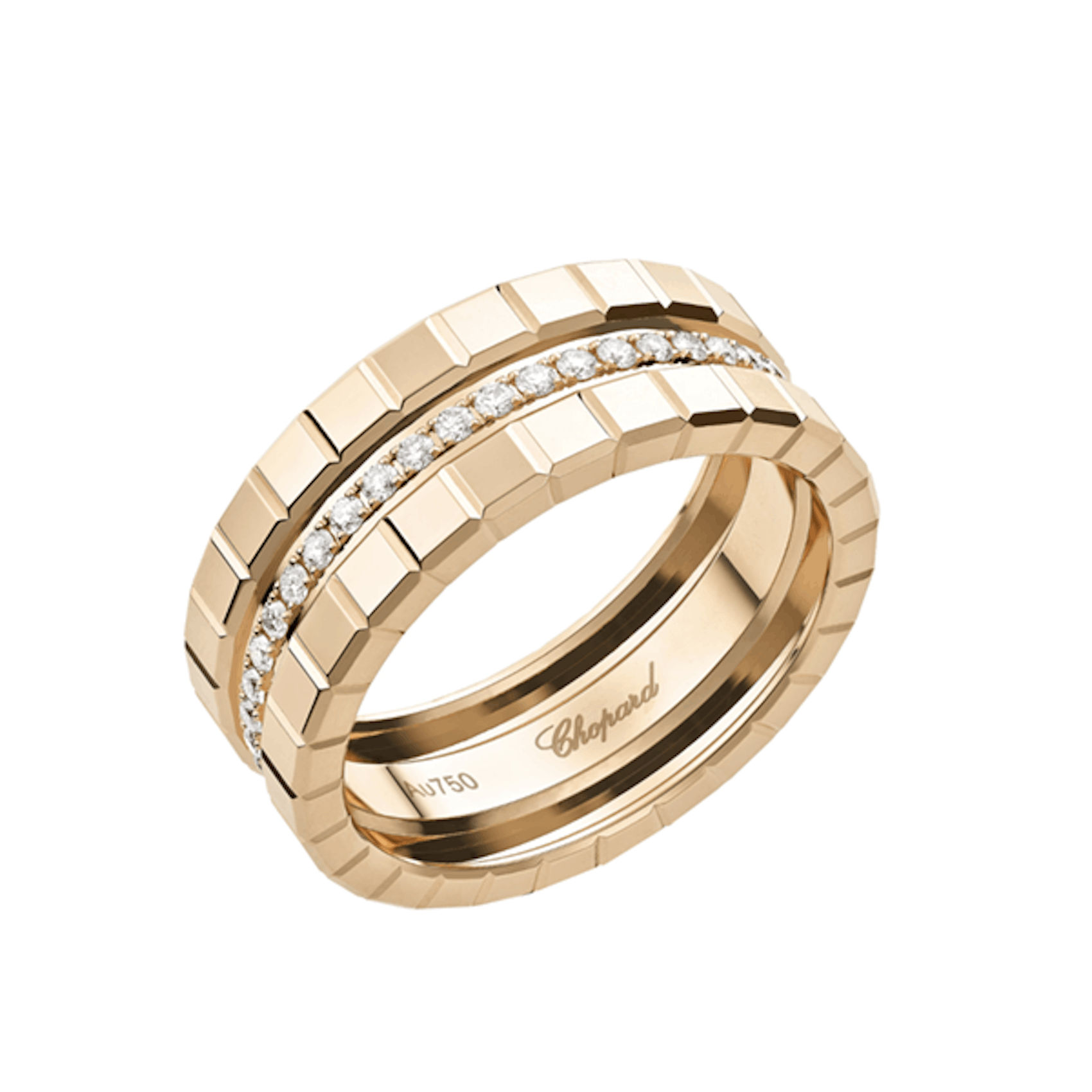 Vertical Ice Cube Ring