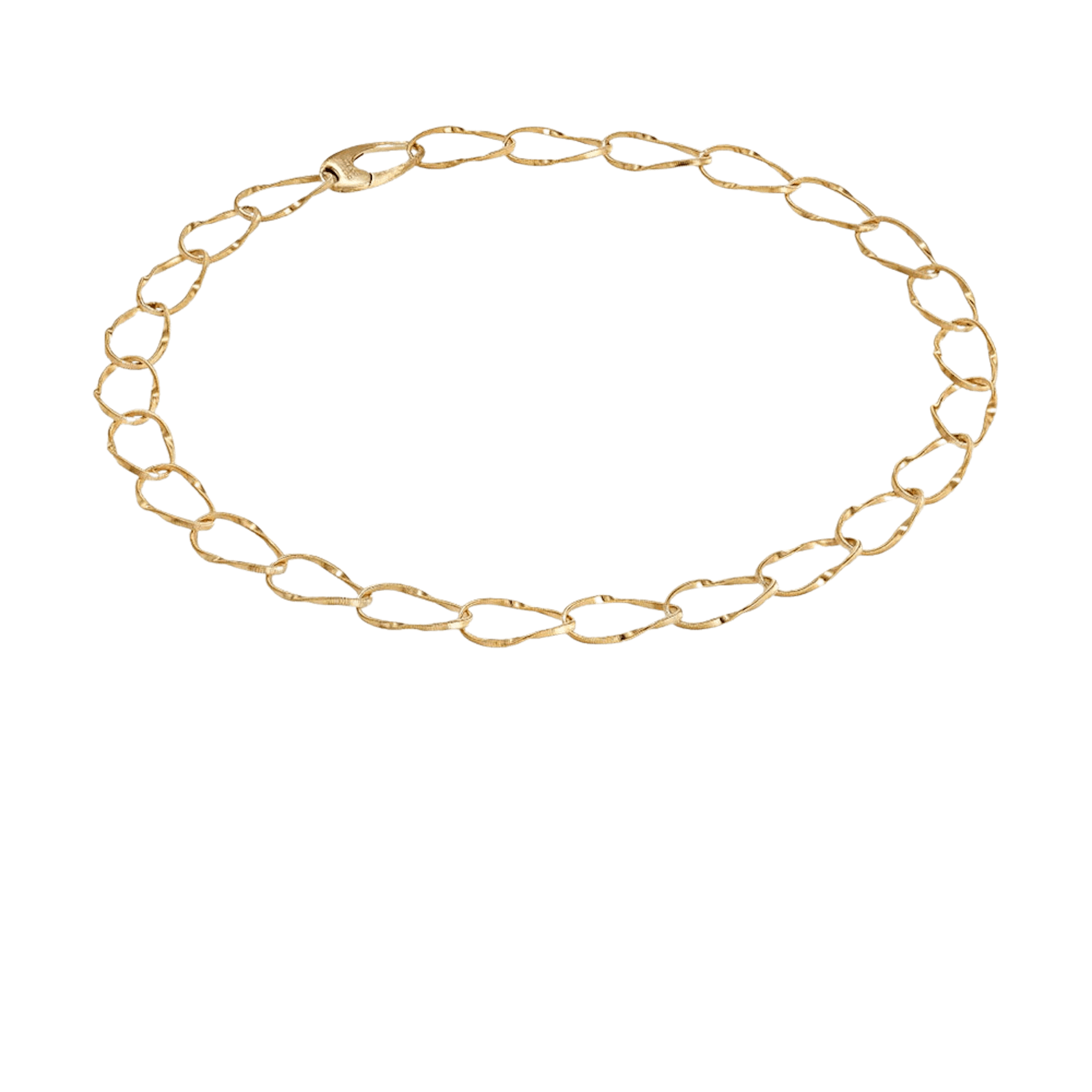 Vertical 18K Yellow Gold Marrakech Onde Collection Gold Necklace