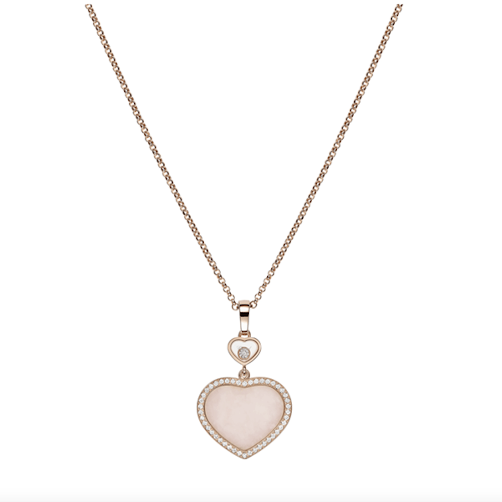 Vertical Happy Hearts Pendant