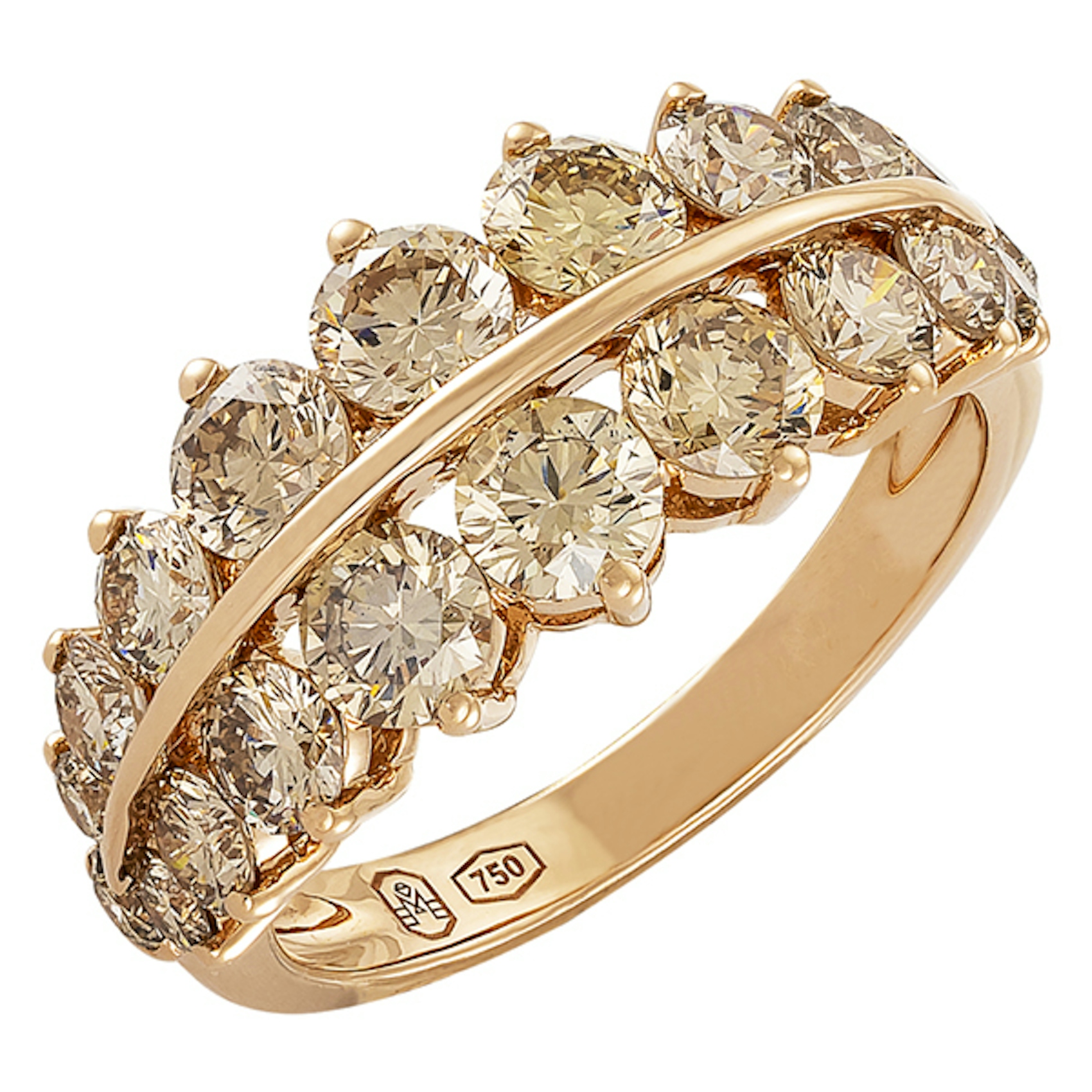 Vertical Gemini Ring