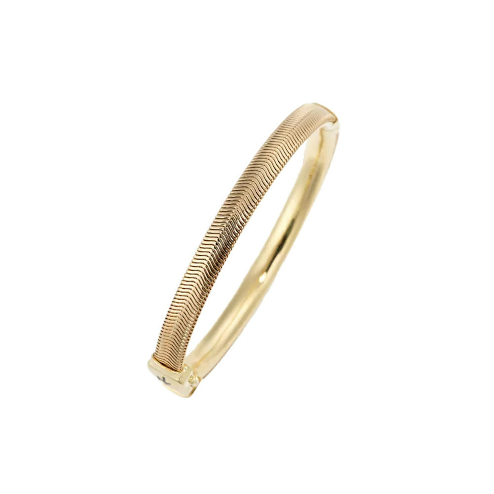 Vertical 18K Yellow Feelings Bangle