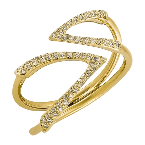 Vertical Pointed Bypass Ring