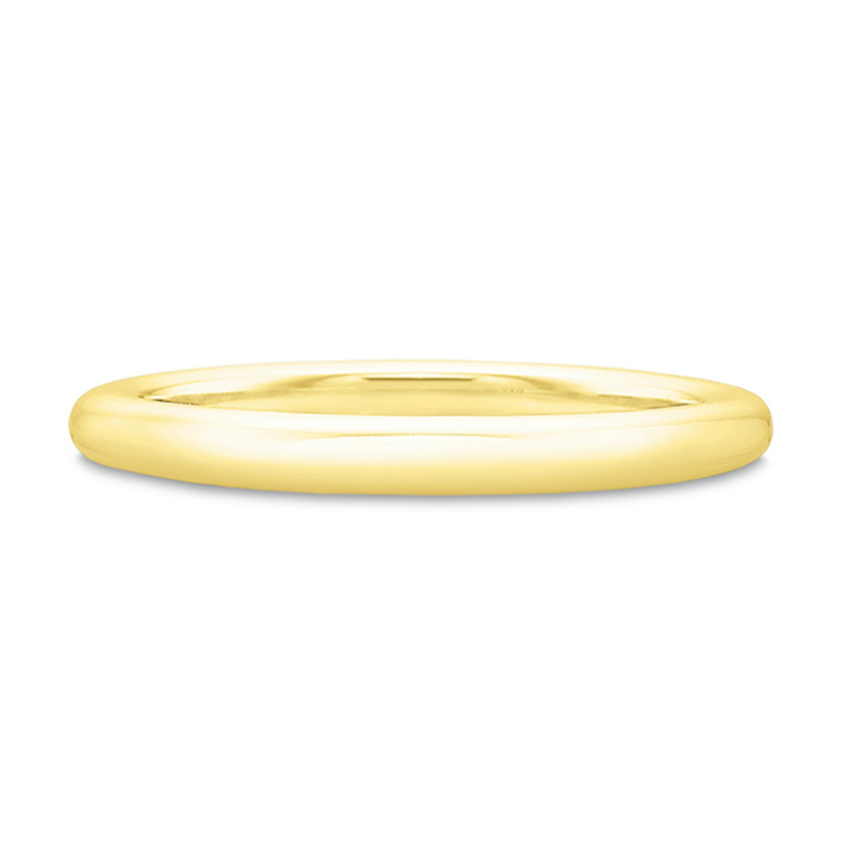 Vertical Yellow Gold Band