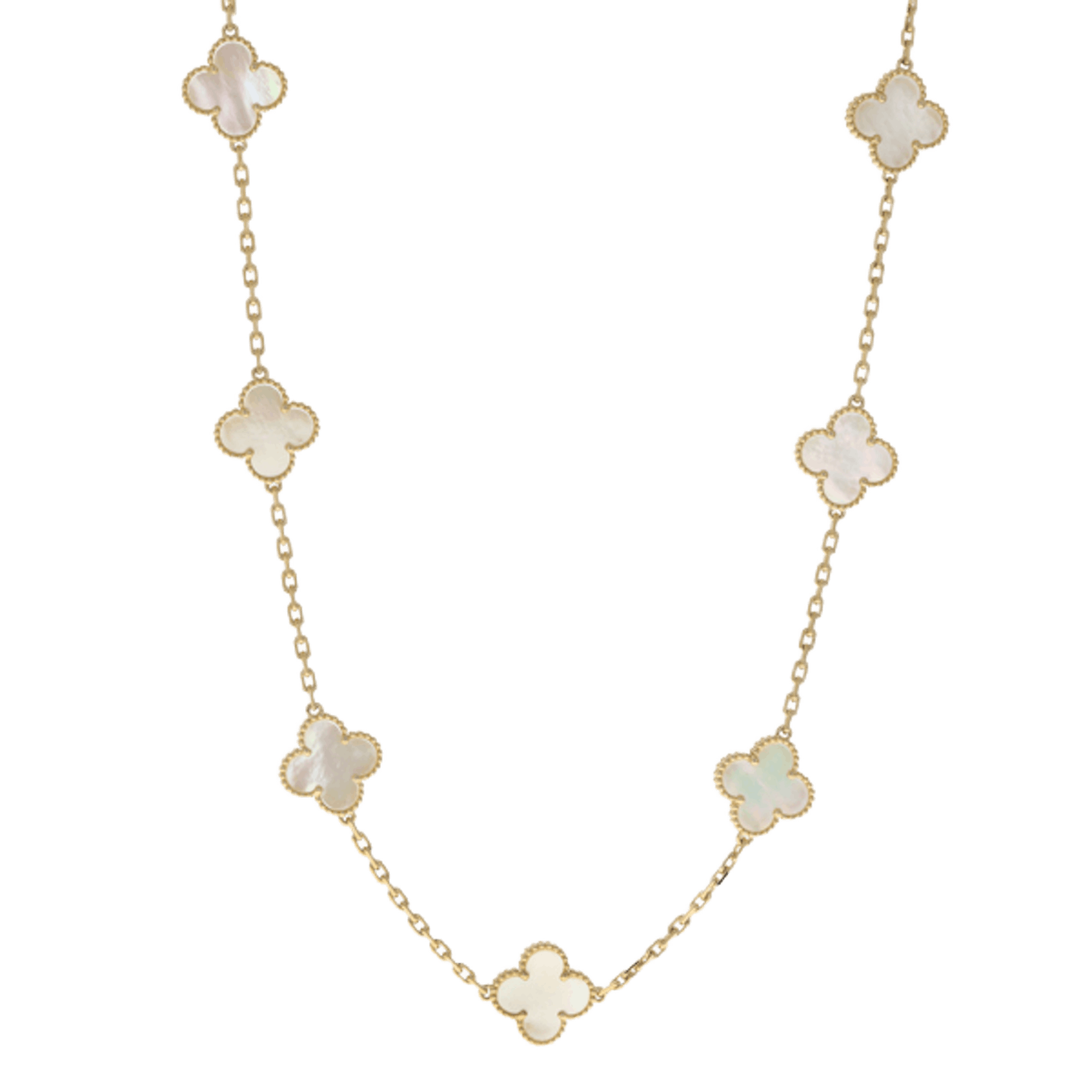 Vertical Vintage Alhambra Necklace