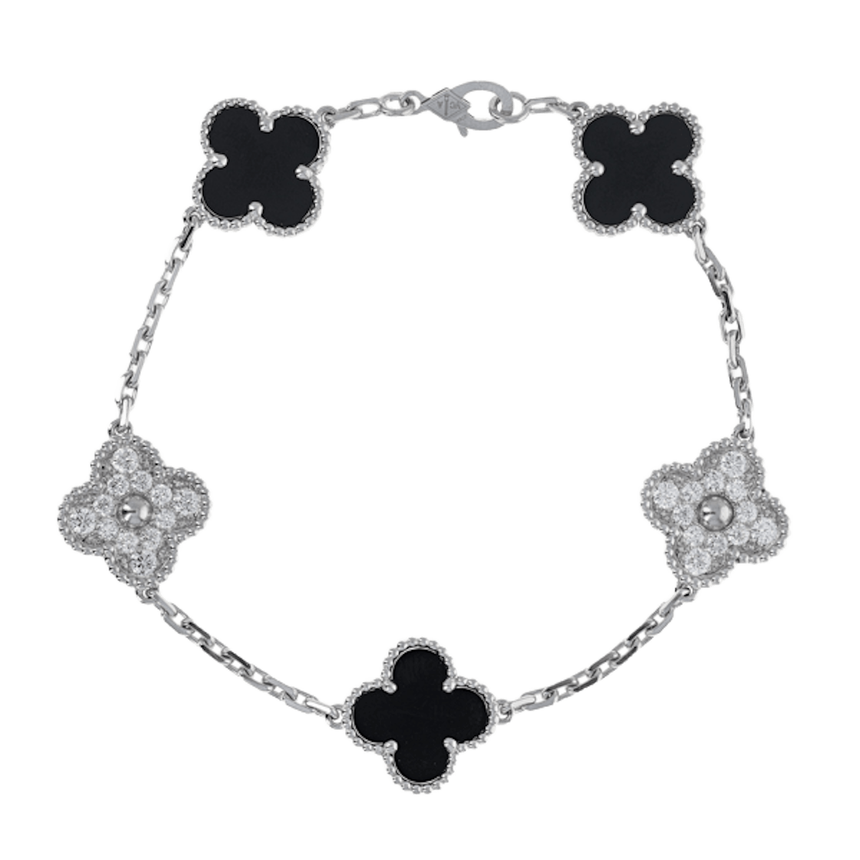 Vertical Vintage Alhambra Bracelet