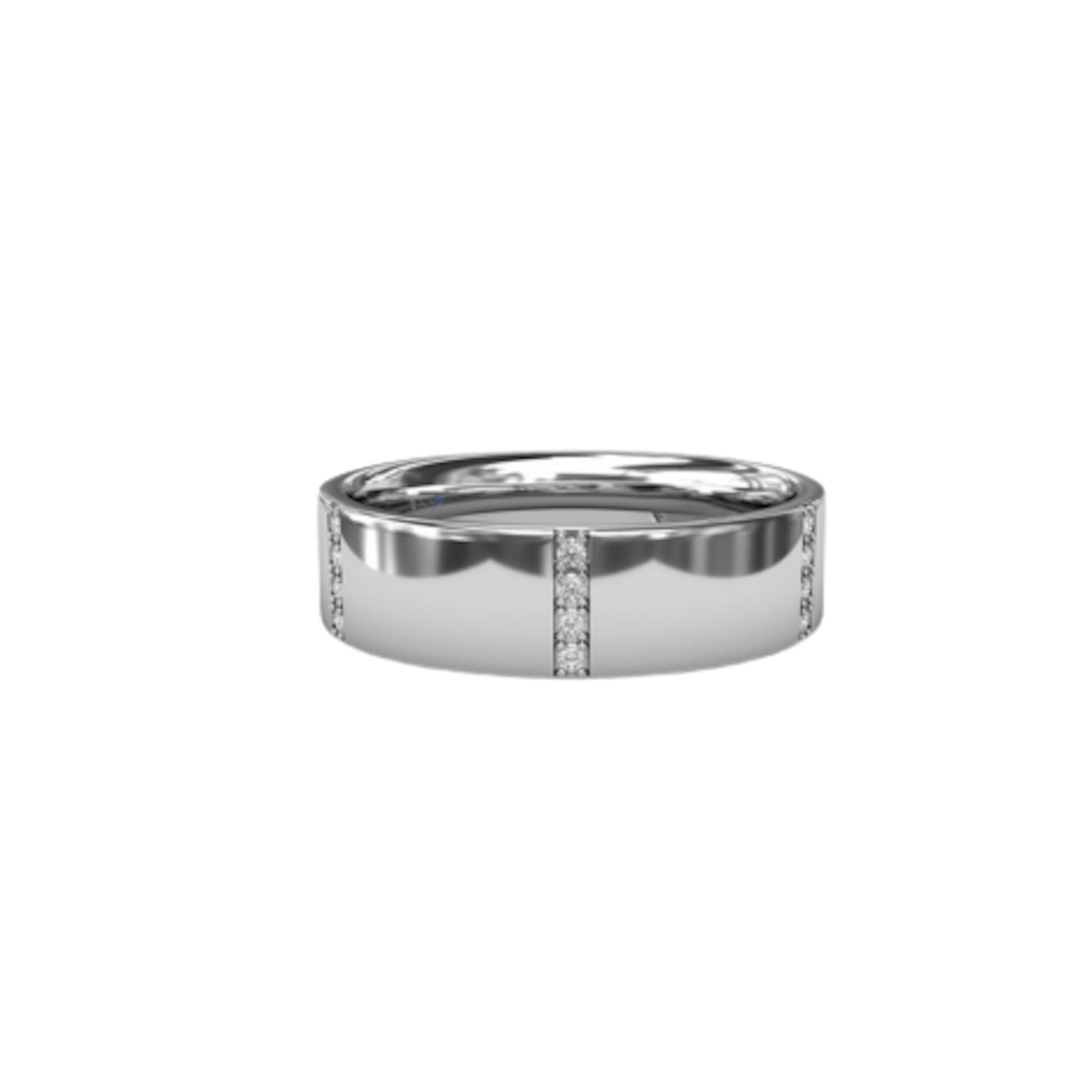 Vertical The 1916 Company Collection High Polish Men's Band M1025