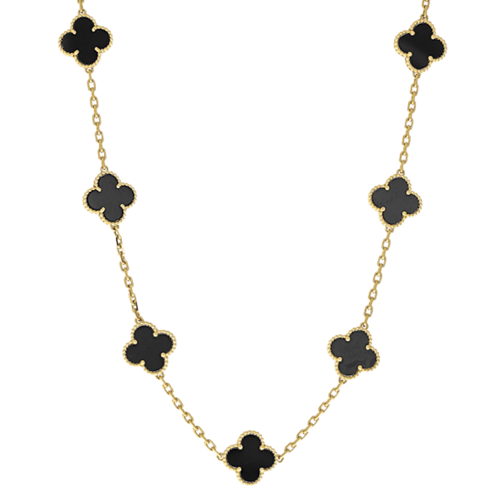 Vertical Vintage Alhambra Necklace