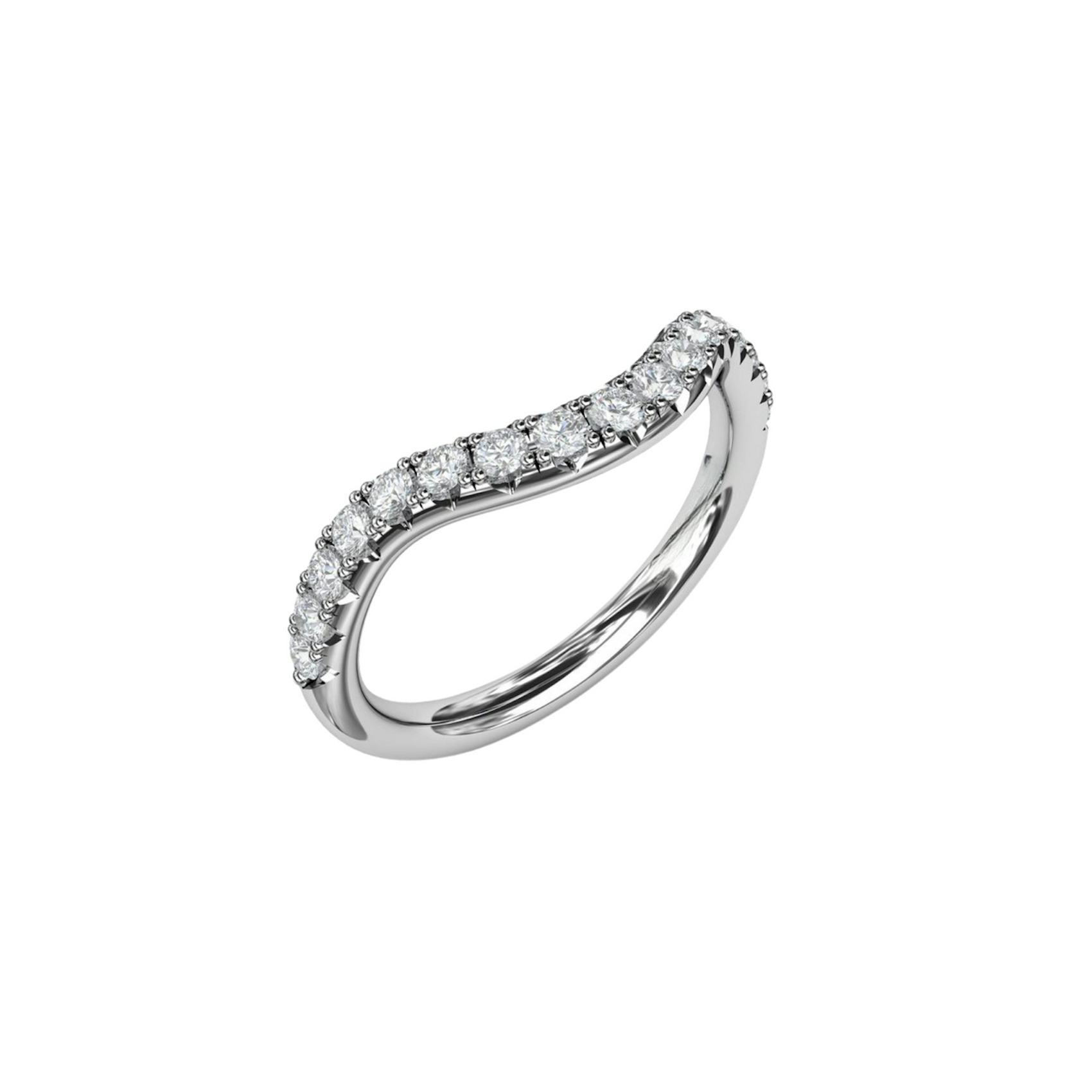 Vertical The 1916 Company Collection Diamond Wedding Band W7235