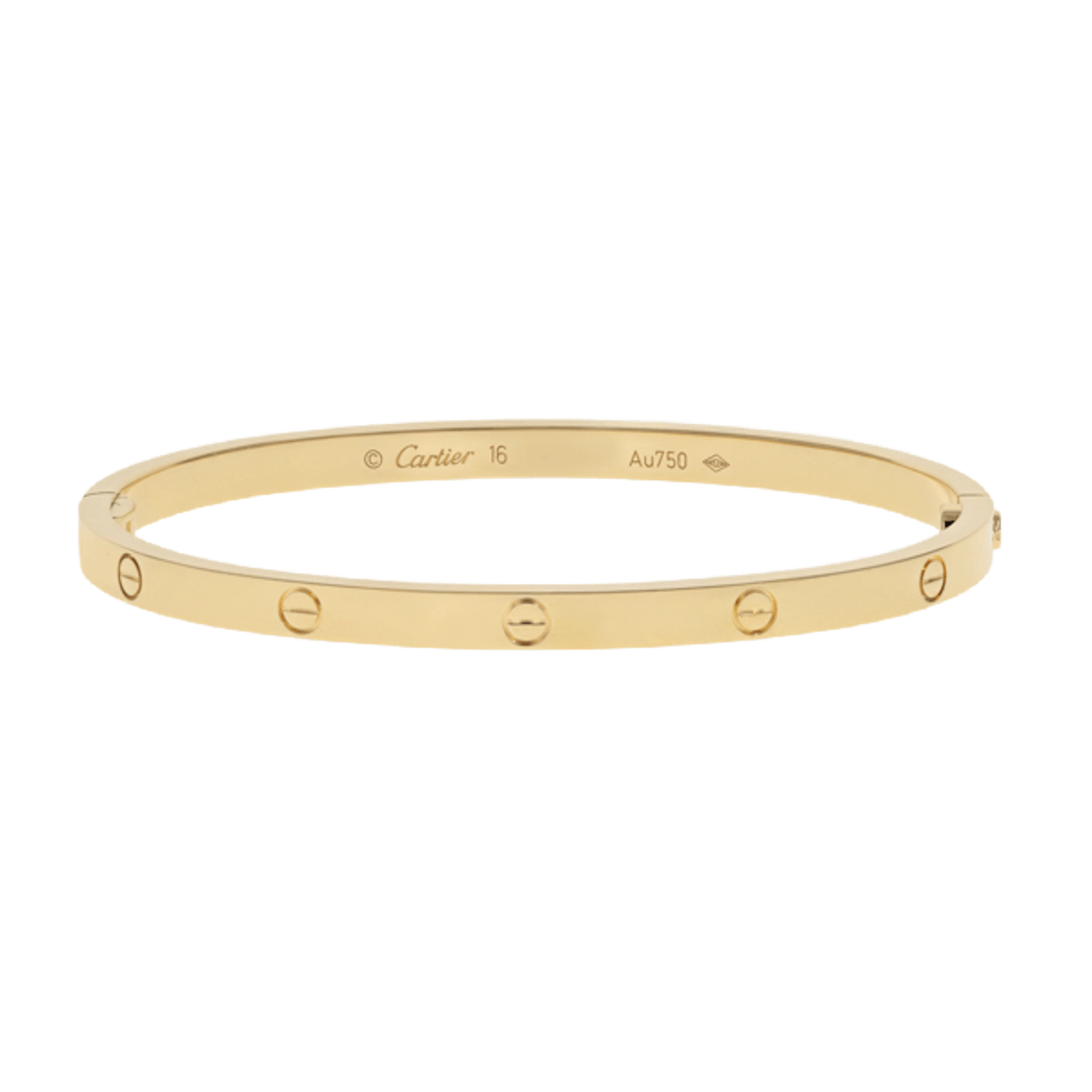Vertical Small Love Bracelet - Size 16
