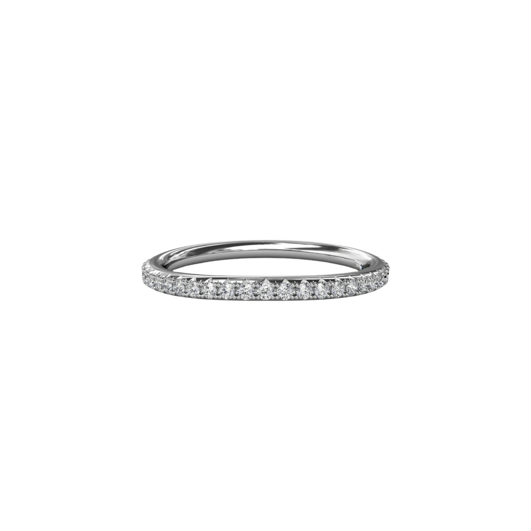 Vertical Diamond Wedding Band W3307