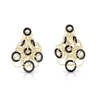 Vertical Hawaii Color Earrings