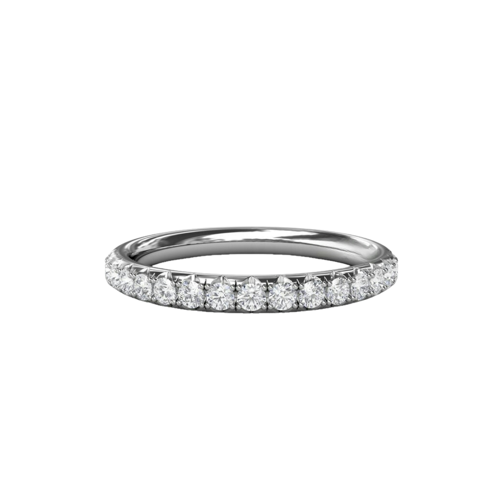 Vertical Diamond Wedding Band W3292