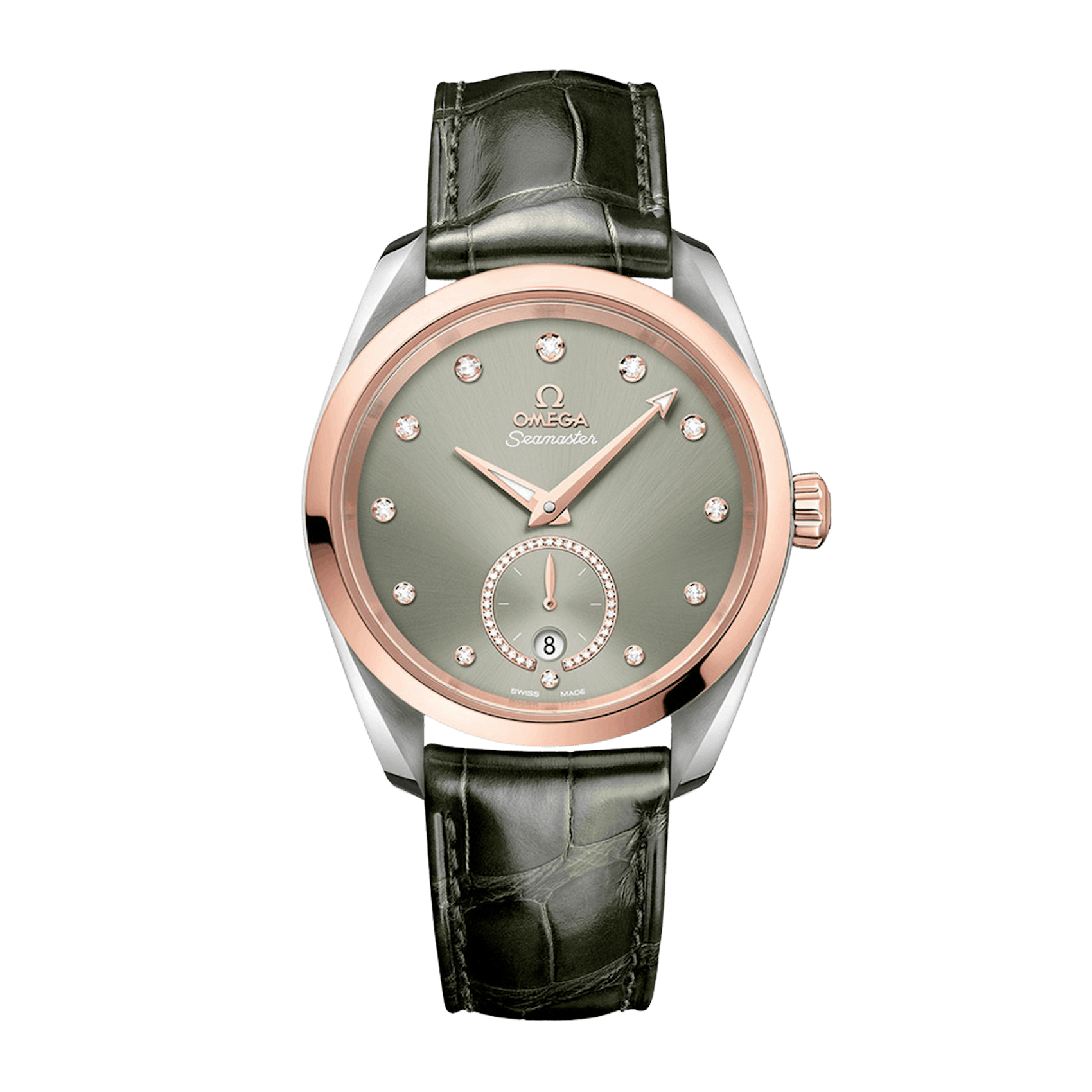 Vertical Omega Seamaster Aqua Terra 150M 18K Sedna Gold & Steel 38mm 220.23.38.20.60.001