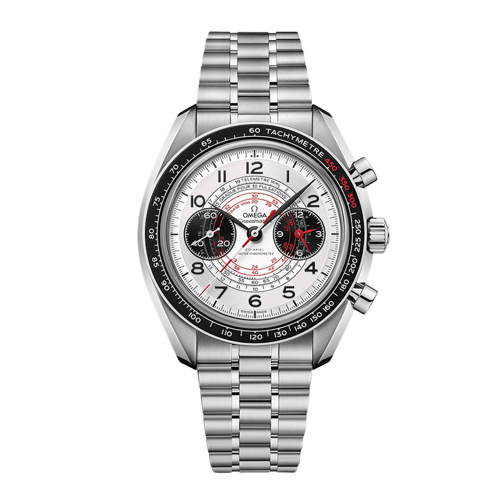 Vertical Omega Speedmaster Chronoscope Chronograph 43mm 329.30.43.51.02.002