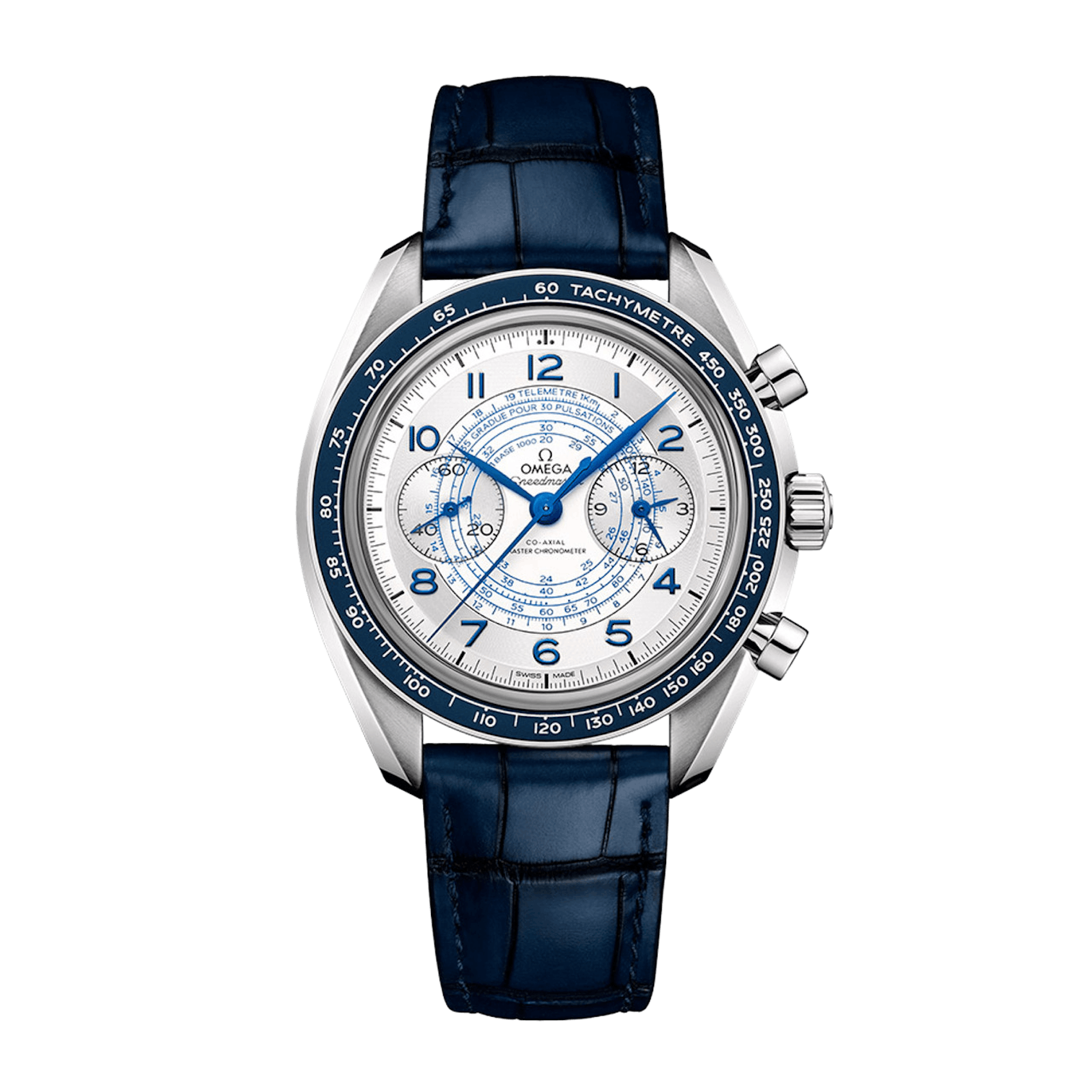 Vertical Omega Speedmaster Chronoscope Chronograph 43mm 329.33.43.51.02.001