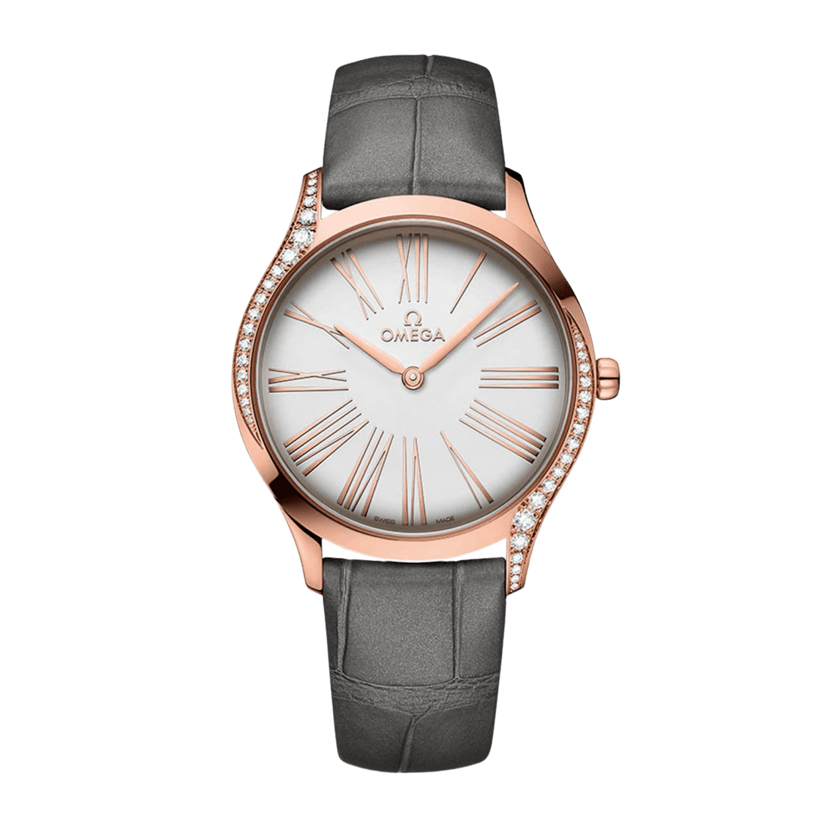 Vertical Omega De Ville Trésor Quartz 18K Sedna Gold 36mm 428.58.36.60.02.001