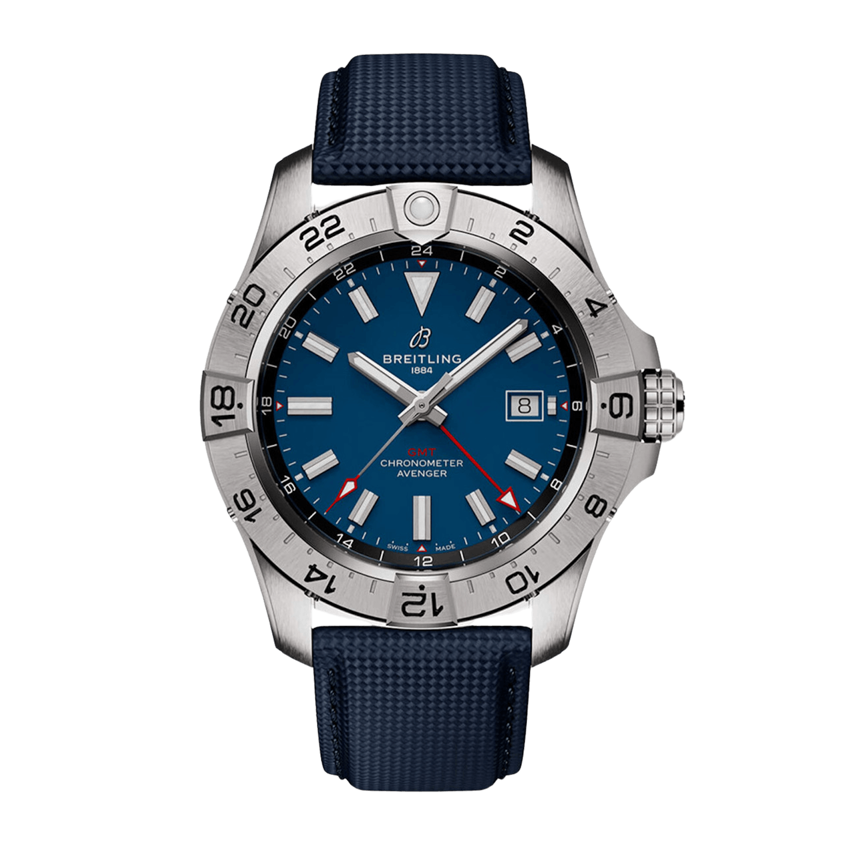 Vertical Breitling Avenger 44 GMT Automatic A32320101C1X1