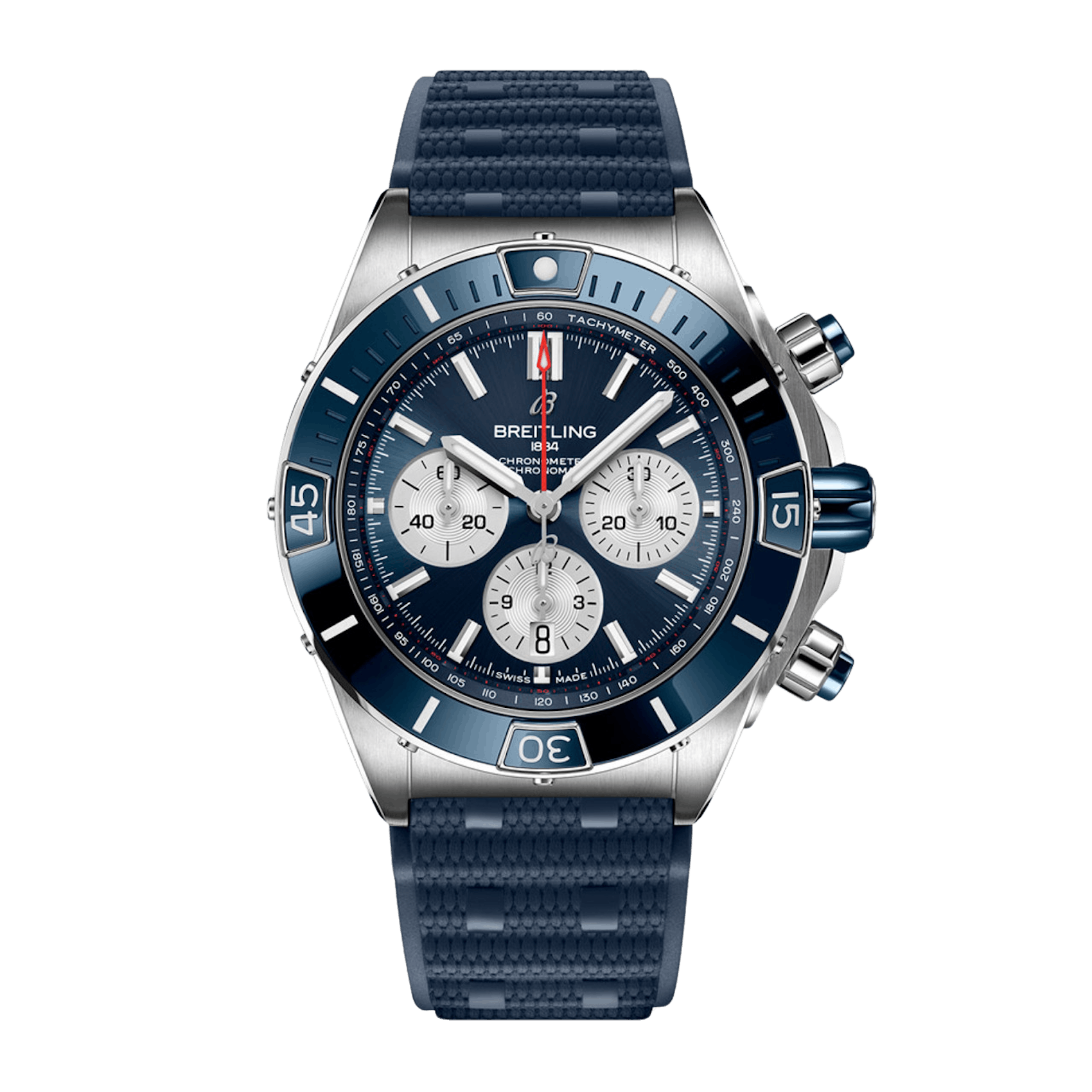 Vertical Breitling Super Chronomat 44 B01 Automatic Chronograph AB0136161C1S1