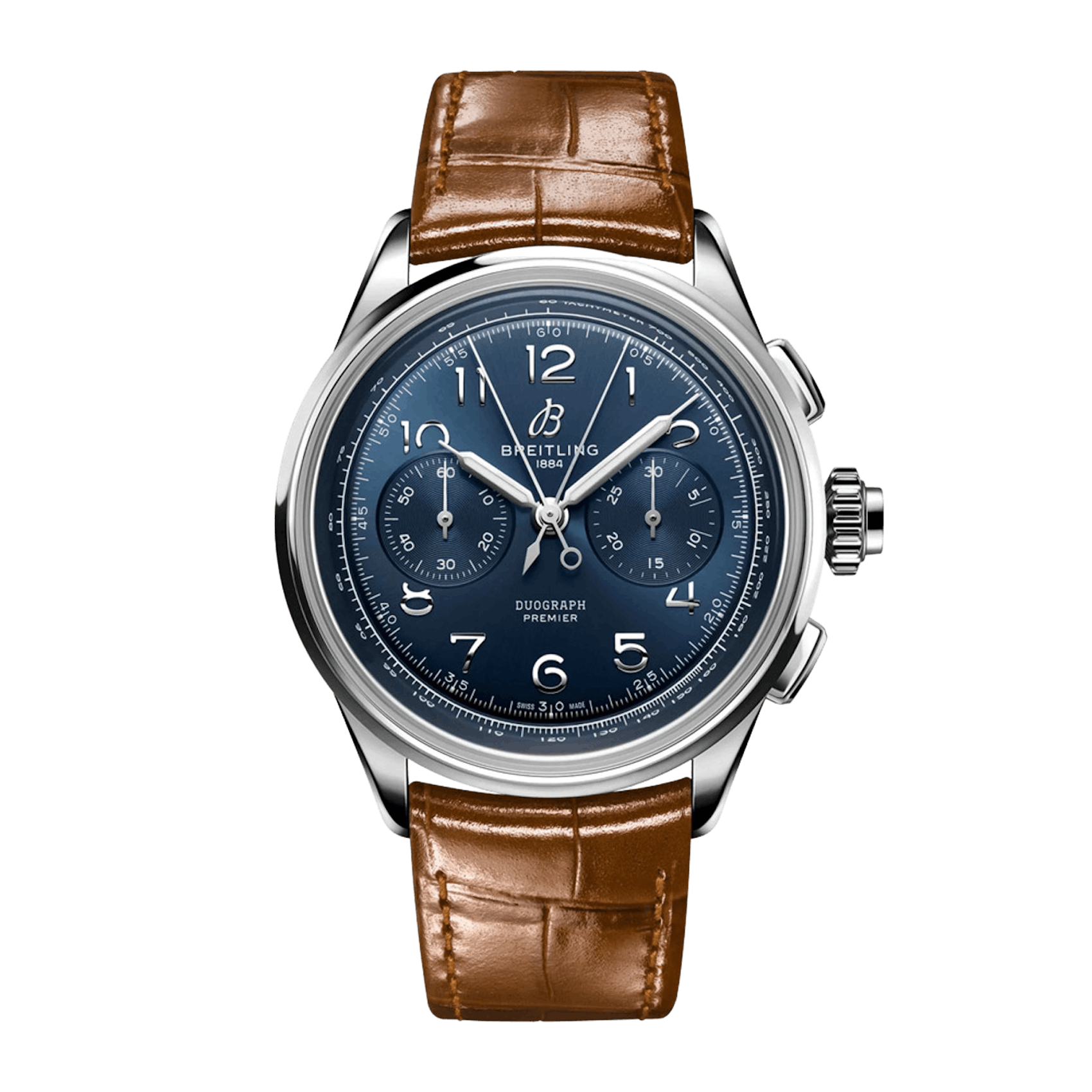 Vertical Breitling Premier 42 B15 Duograph AB1510171C1P1