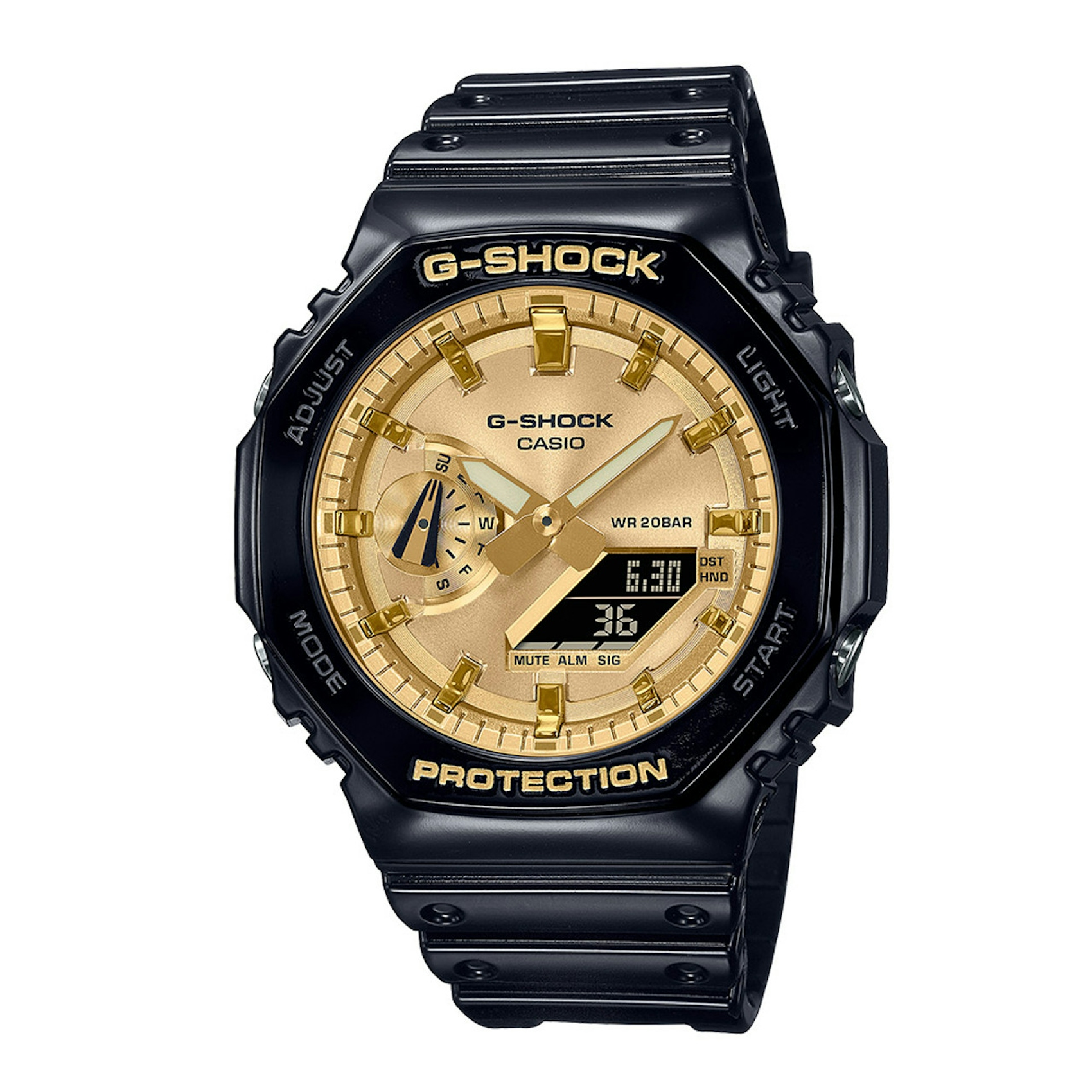 Vertical G-Shock GA2100GB-1A