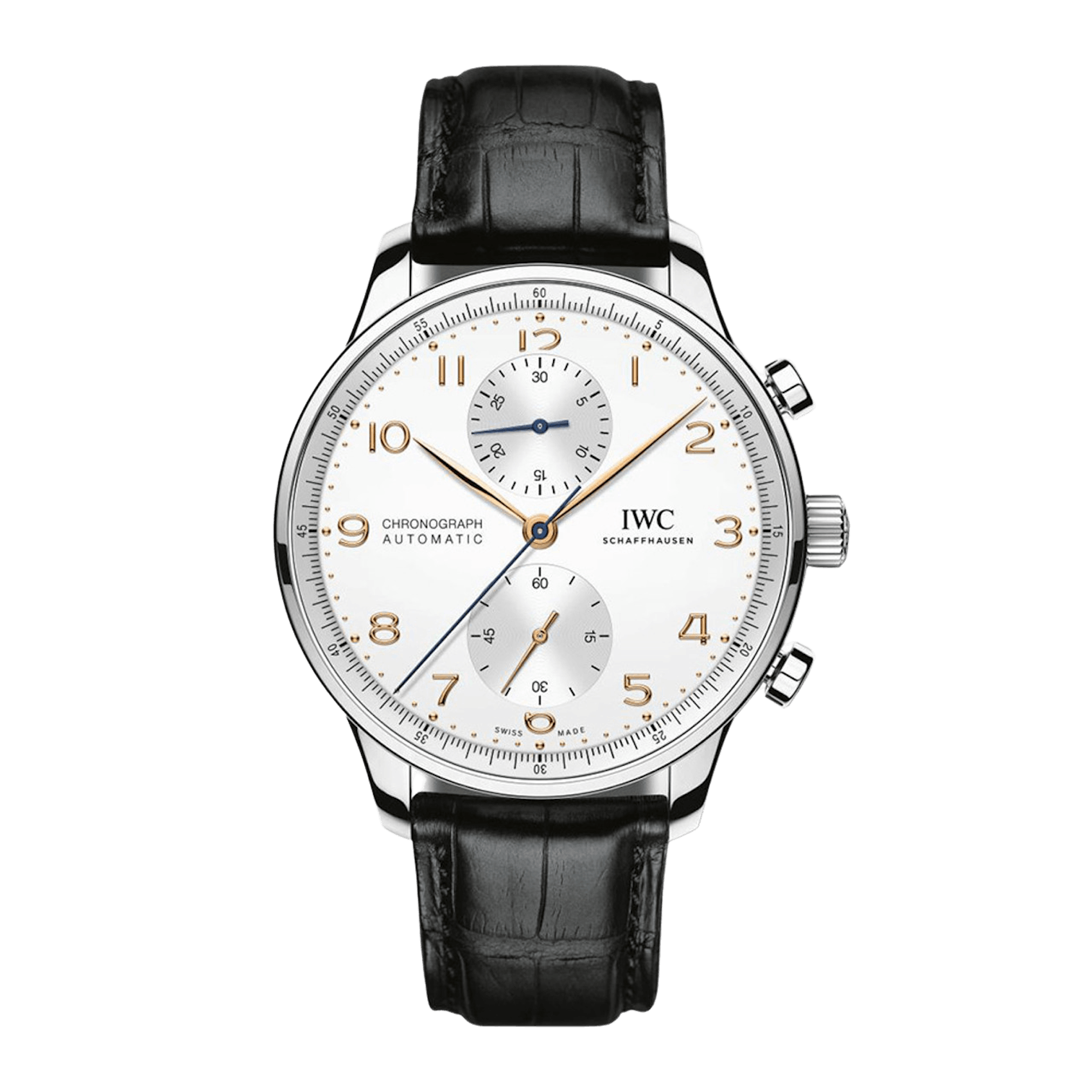 Vertical IWC Schaffhausen Portugieser Chronograph IW371604