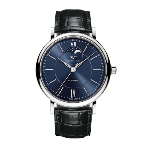Vertical Portofino Automatic Moon Phase