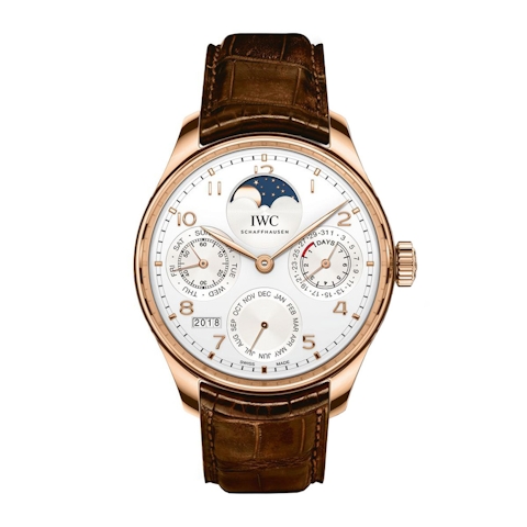 Vertical Portugieser Perpetual Calendar 18K Rose Gold